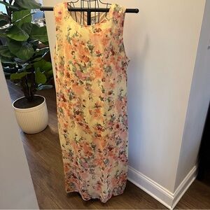 Floral Sleeveless Dress - Multicolor